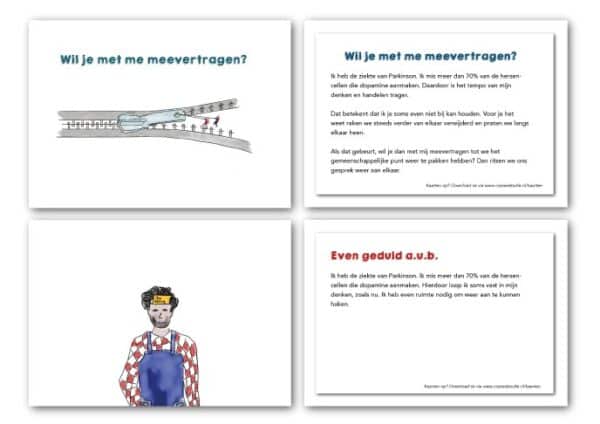 Ommetjes door het Parkinsonbrein: set kaarten